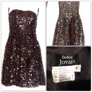 Jovani sequin cocktail dress